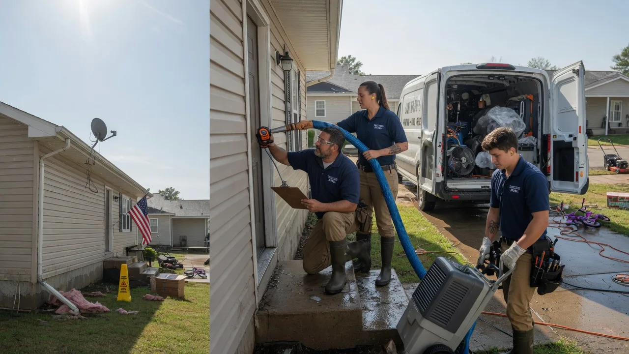 Ceiling Water Damage Restoration in Sparks, OK near me